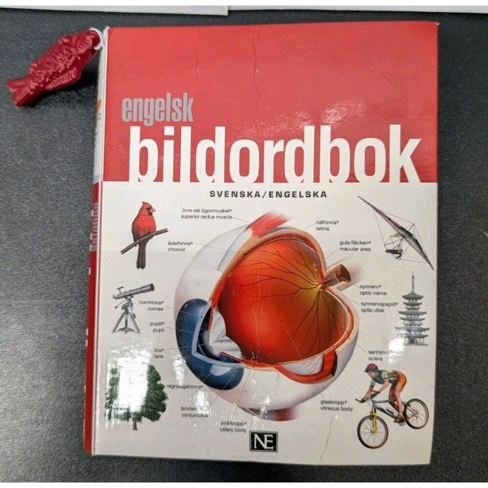 Swedish-English Visual Dictionary (with "Swedish Fish" Bookmark)
